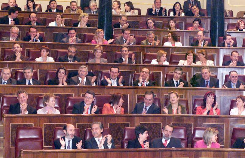 Bancada socialista al Congrés de Diputats
