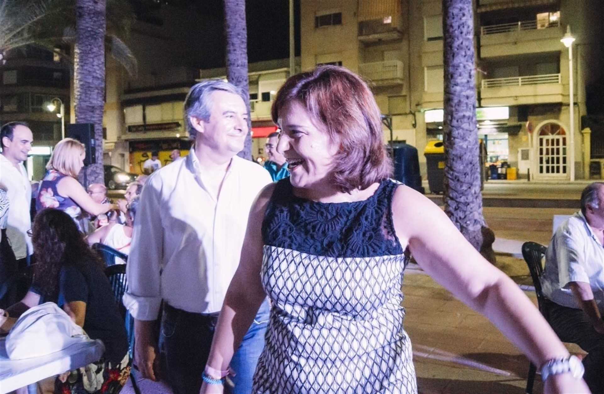 Isabel Bonig, en l'acte del partit celebrat a Gandia