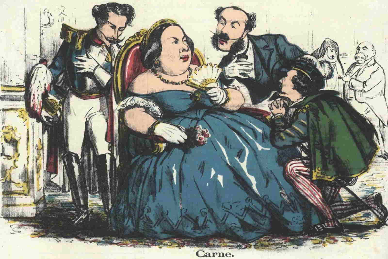 Isabel II, reina concupiscent. El seu llit sempre tenia pretendents. Allà arribà l'ontinyentí Enric Puigmoltó, el vertader pare d'Alfons XII.