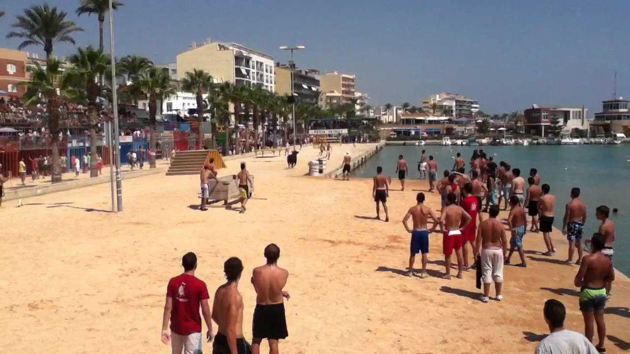 Imatge d'arxiu de la celebració dels Bous a la Mar.