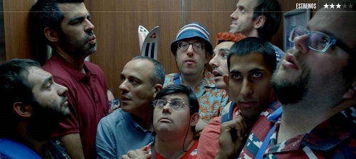 Fotograma de la pel·lícula 'Campeones' protagonitzada per membres de Plena Inclusió i l'actor Javier Gutiérrez.