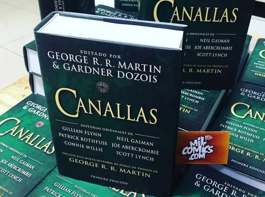 'Canalles' té 970 pàgines i està format per 21 relats de canalles i antiherois.