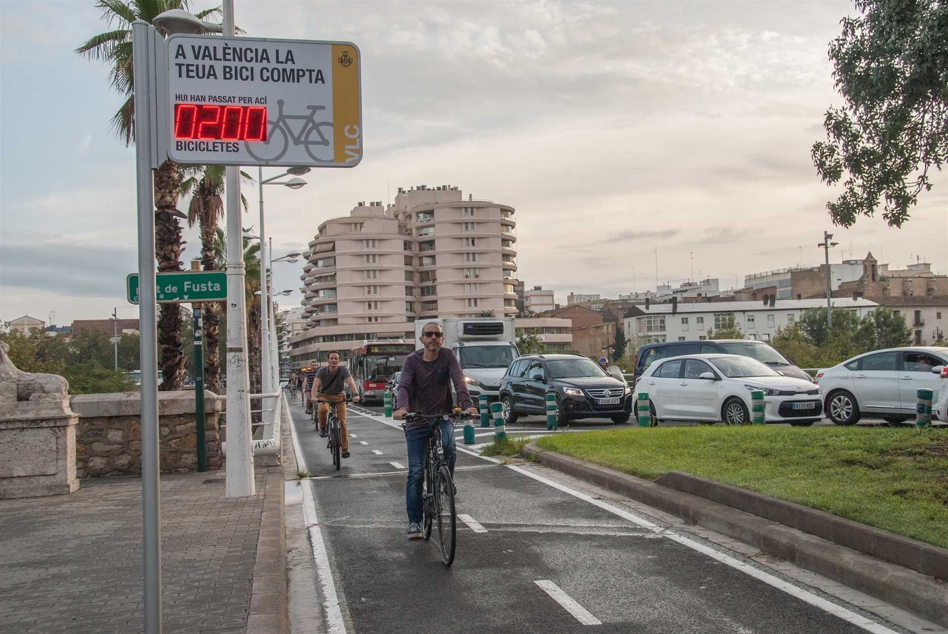 Amb el comptador es vol visibilitzar i fomentar l'ús de la bicicleta.