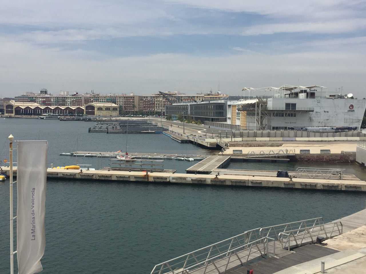 Panoràmica de la marina de València, de la Copa Amèrica