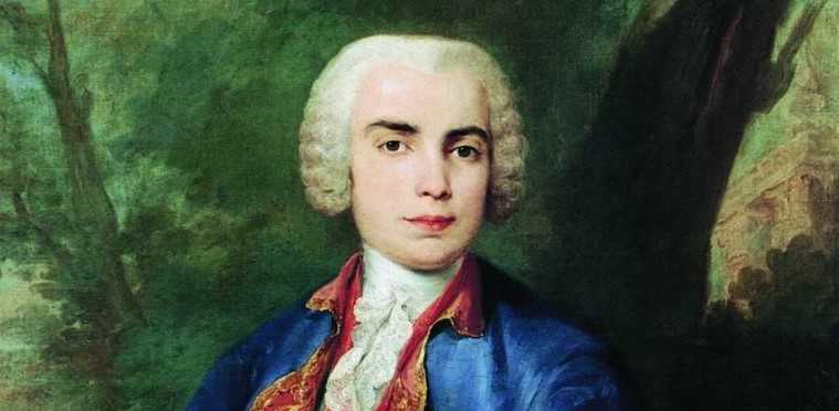 Corrado Giaquinto, 'Retrat de Carlo Broschi, Farinelli' (detall), ca. 1753. Oli sobre llenç