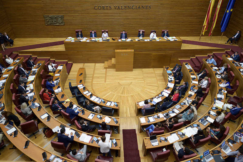 Les Corts es refermen en la vigència de l'agenda valenciana pel finançament i les inversions.