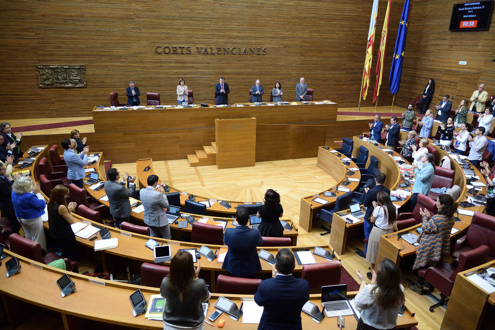 El text partia d'una proposició de Podemos. La seua portaveu adjunta, Fabiola Meco, ha celebrat el "consens ampli" assolit al voltant d'aquesta qüestió.