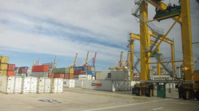 El Port de València va patir les conseqüències del conflicte de l'estiba en febrer