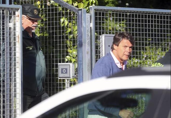 Pablo González, en el moment de la seua detenció.