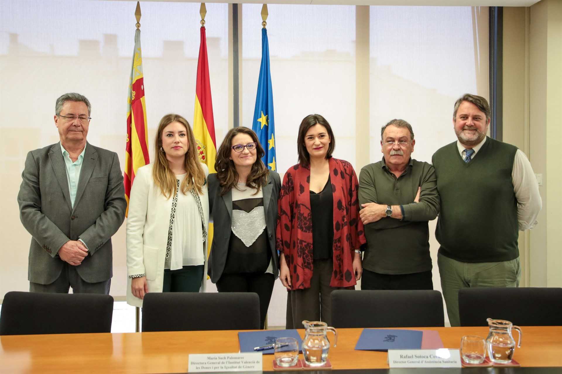 L'acord signat aquest dilluns s'enmarca dins del Pacte Valencià Contra la Violència de Gènere i Masclista