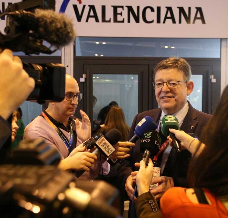 El president Puig participa aquest dimecres en la inauguració de Fitur.