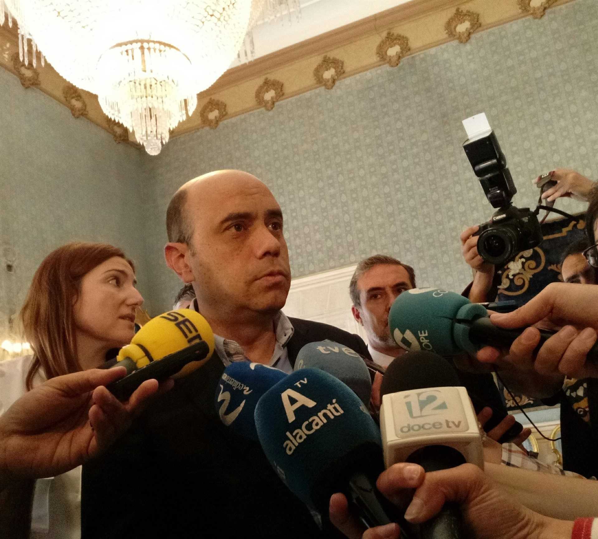 L'alcalde d'Alacant, el socialista, Gabriel Echávarri.