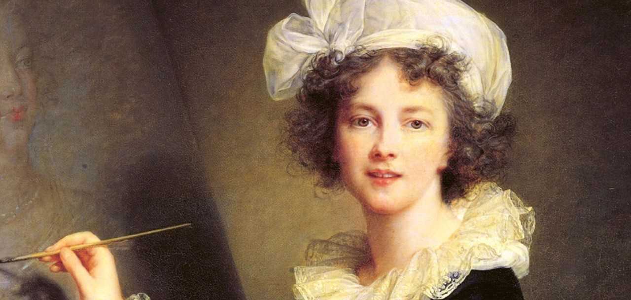 Élisabeth Vigée Lebrun, 'Autoretrat' (detall), 1790