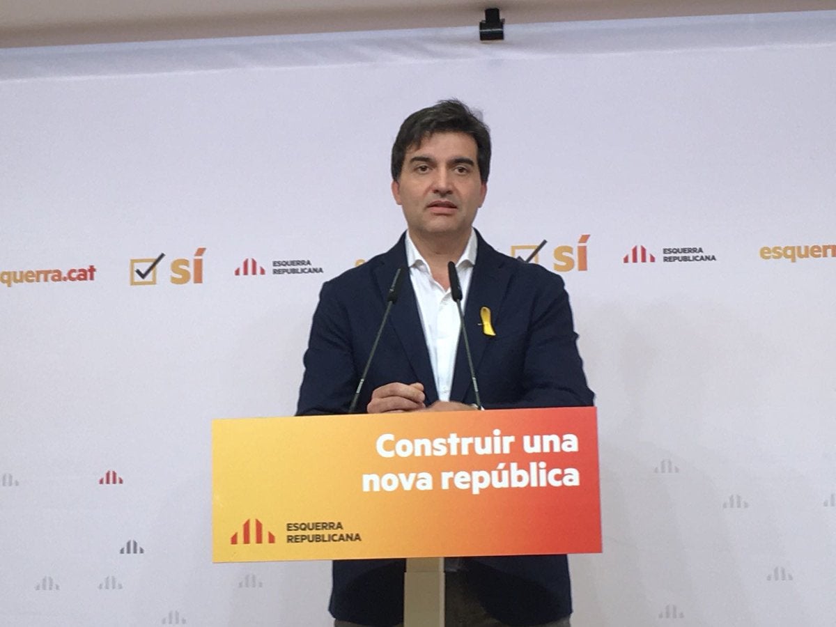 El portaveu d’ERC, Sergi Sabrià, ha fet pública la posició del partit davant de les eleccions del 21-D.