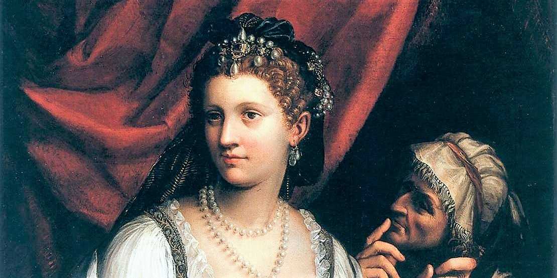 Fede Galizia, 'Judit amb el cap d'Holofernes' (detall), 1596