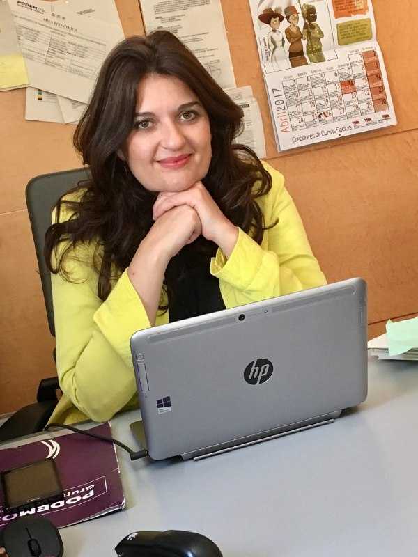 Fabiola Meco, cap de llista de la candidatura Més mor