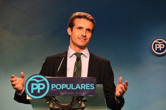 Pablo Casado, nou president del Partit Popular.