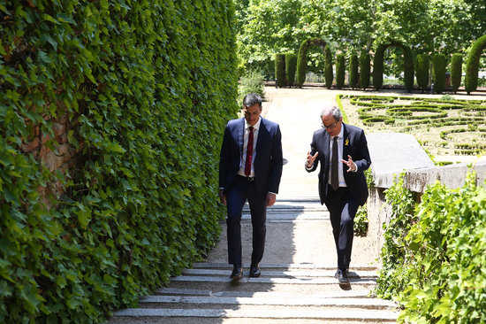 Pedro Sánchez i Quim Torra ja es van trobar el 9 de juliol.