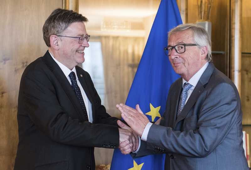 Puig es va reunir amb Juncker que dóna inici a una nova etapa de relacions amb la Unió Europea.