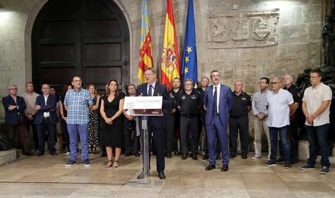Puig ha presidit la reunió extraordinària del Gabinet Tècnic de Coordinació de Policies Locals.