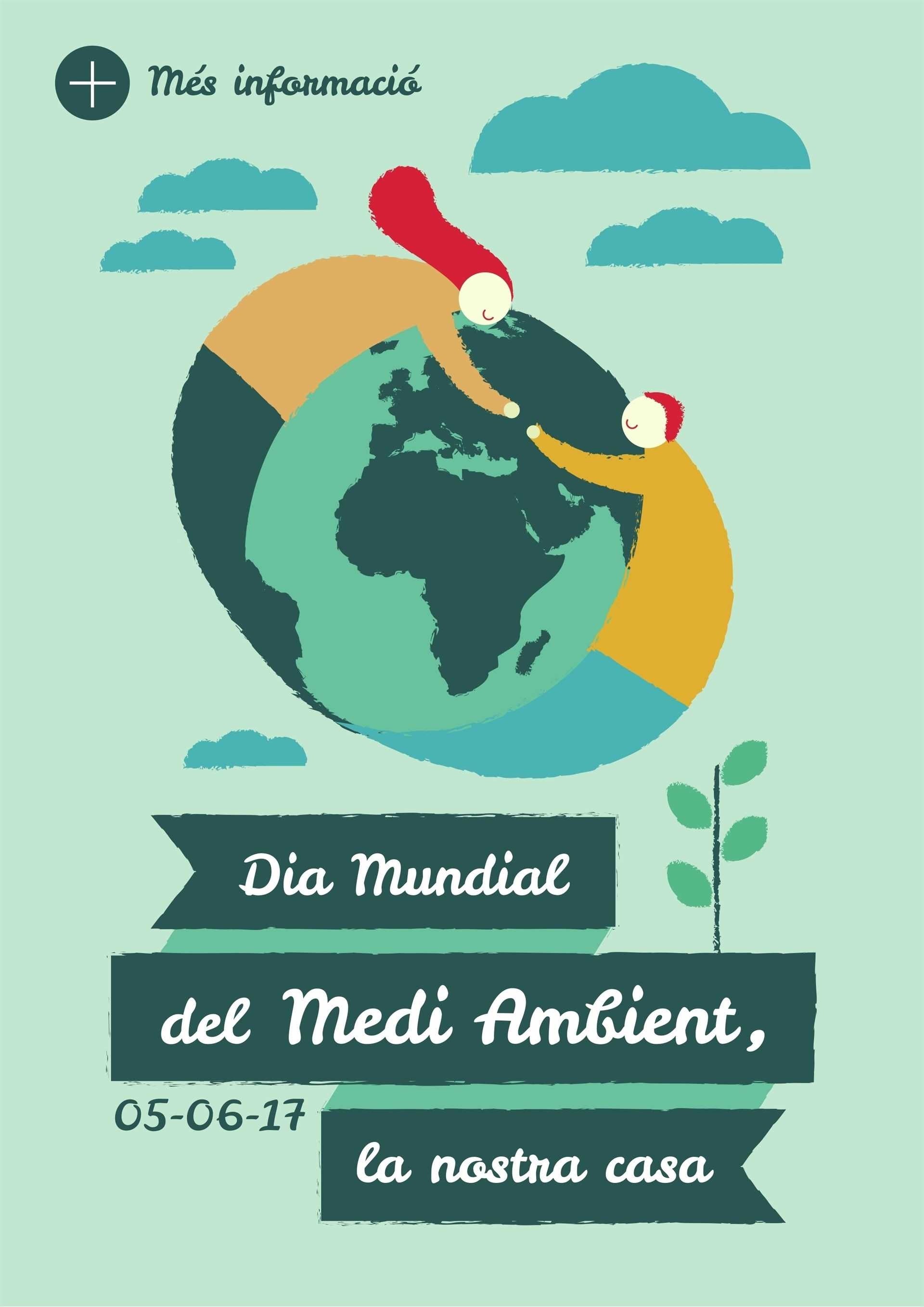 Cartell de la Generalitat amb motiu del Dia del Medi Ambient