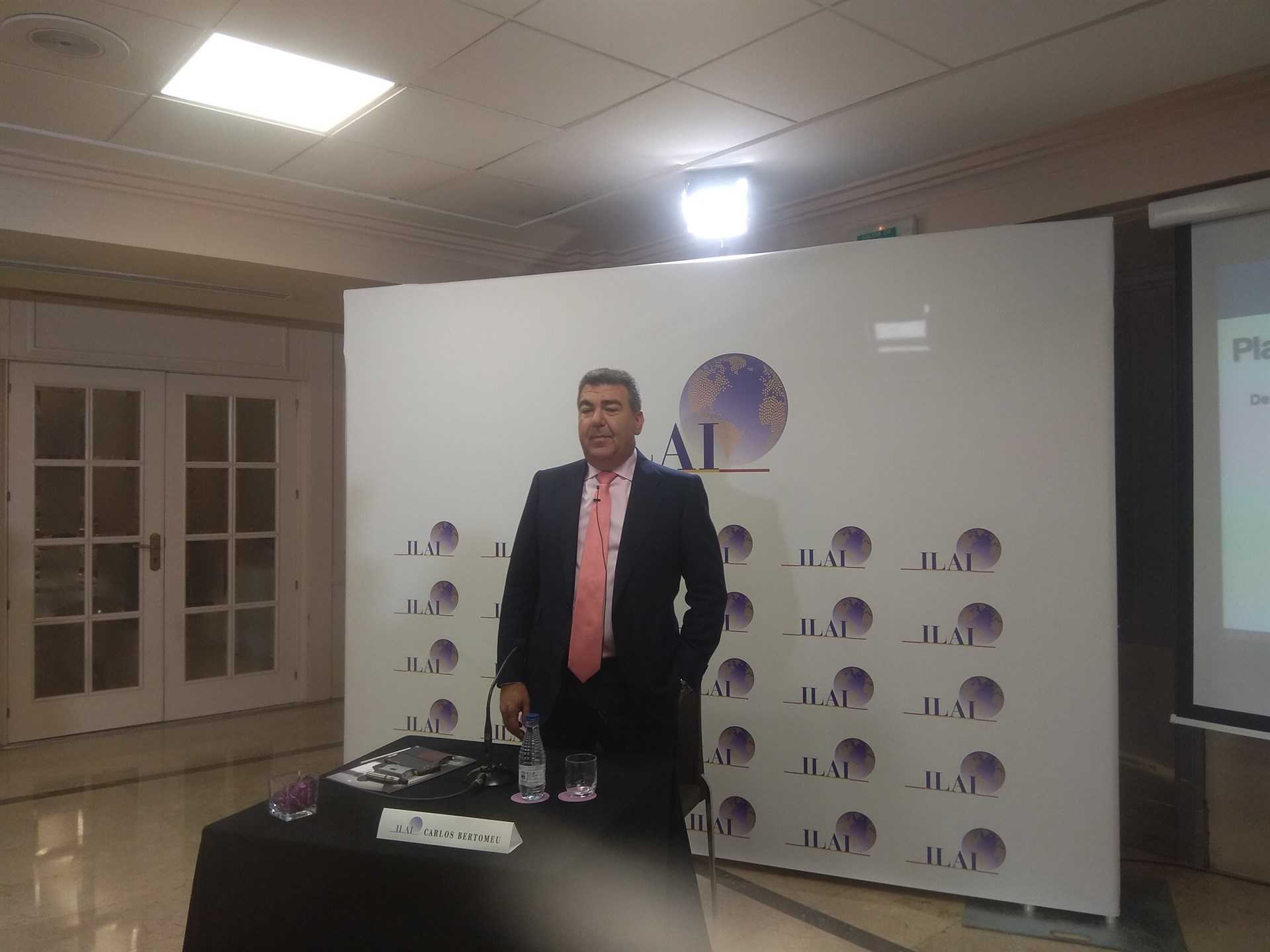 Carlos Bertomeu, en la presentació del Pla Director 2018-2020 de la companyia.