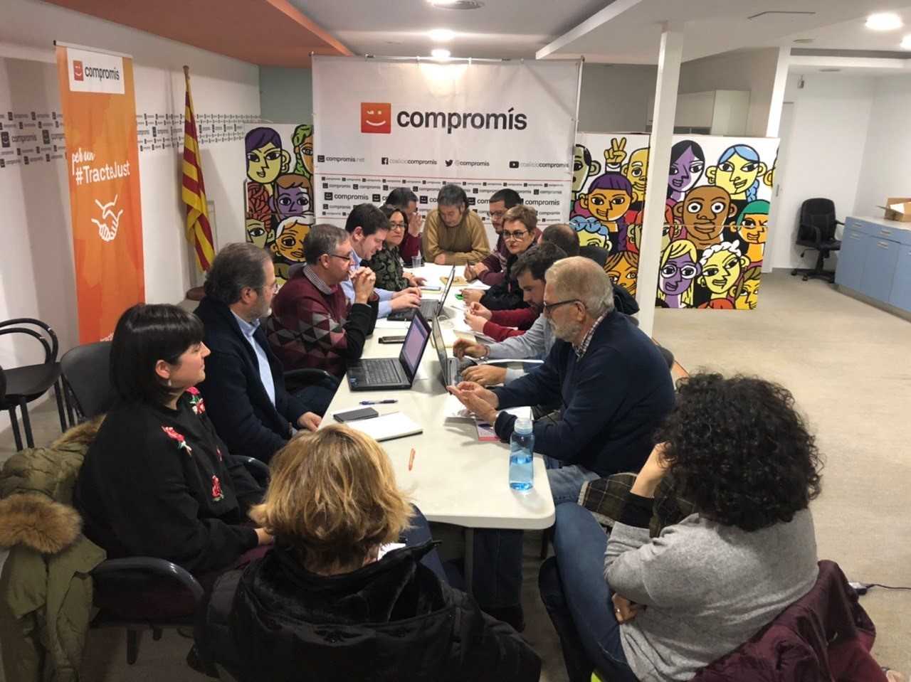 L'executiva de Compromís de Castelló de la Plana va acordar aquest dimarts els canvis en l'organigrama de l'Ajuntament.