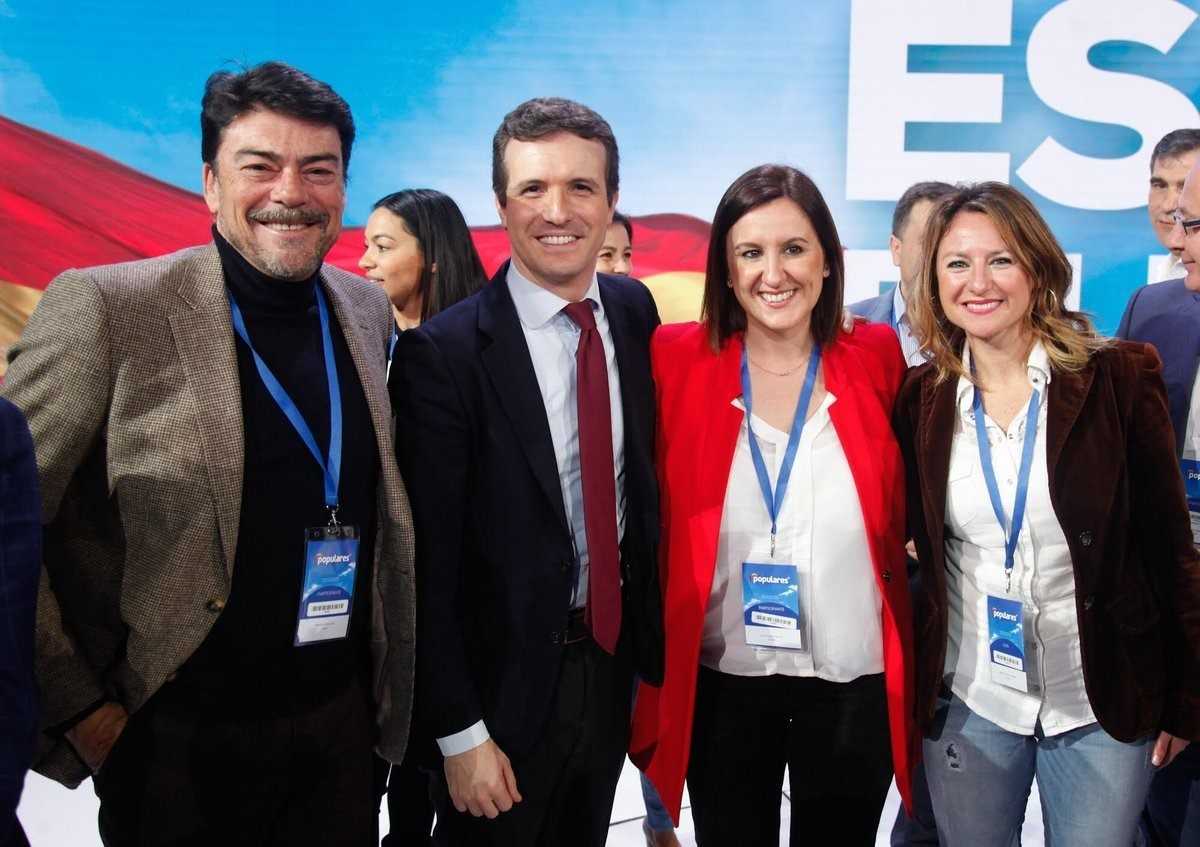Barcala i Carrasco defensen els seus projectes com a candidats davant la convenció del PP.