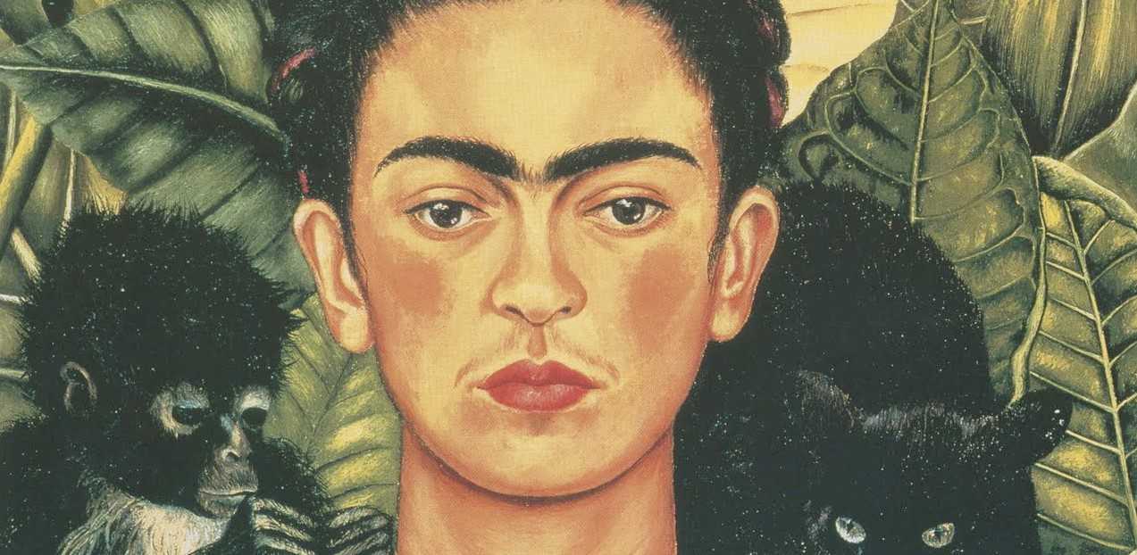 Frida Kahlo, 'Autoretrat amb collar d'espines' (detall), 1940