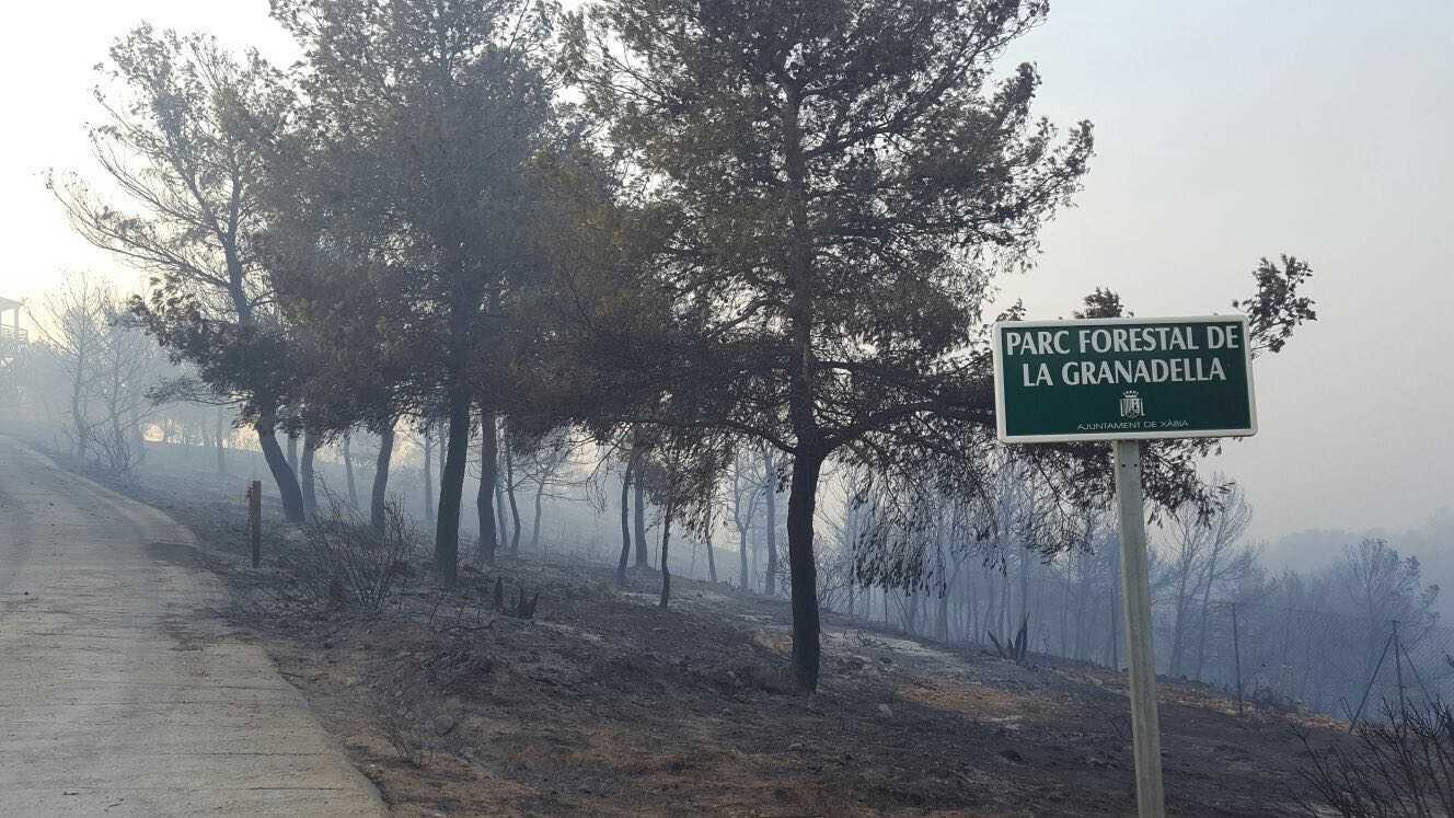Incendi a la Granadella