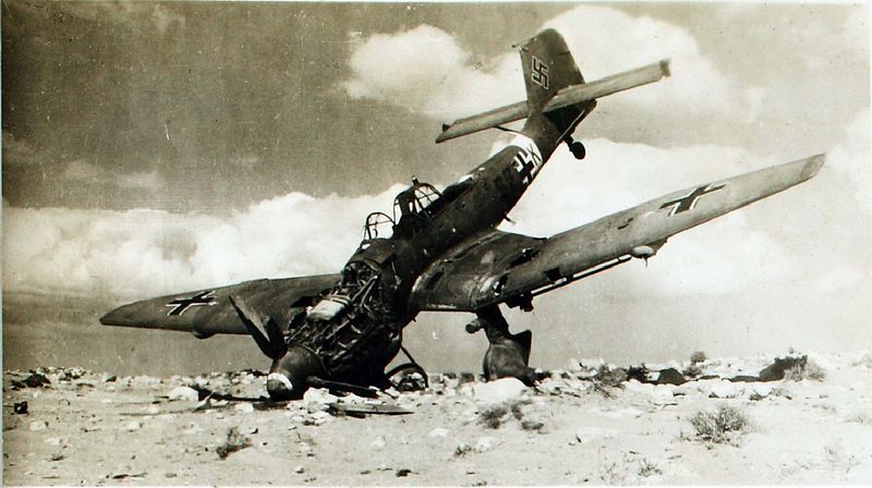 Un Junker 87 'Stuka' de l'aviació nazi.