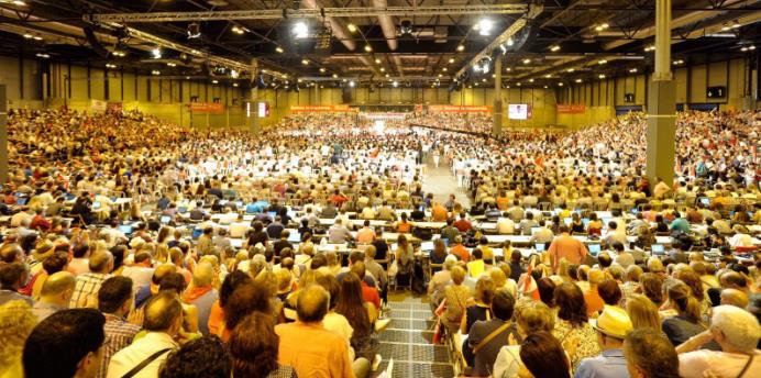Un moment del 39é Congrés del PSOE celebrat a Madrid.