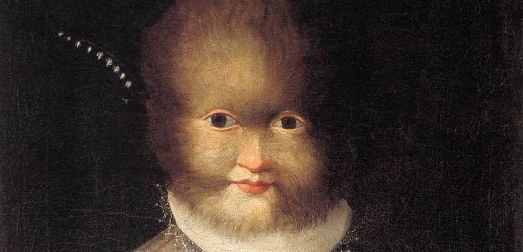 Lavinia Fontana, Antonietta González' (detall), 1593