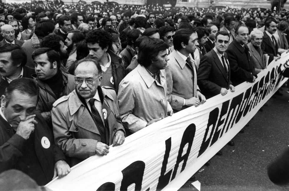 Manifestació contra el colp d'Estat de 1981
