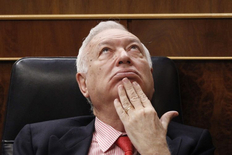 José Manuel García Margallo, al Congrés dels Diputats, quan era ministre d'Afers Exteriors del govern de Mariano Rajoy.