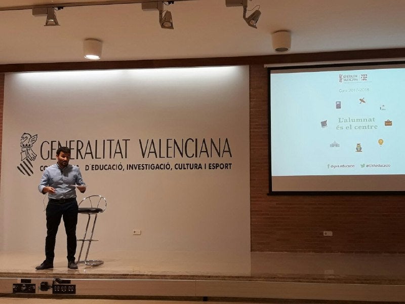 El conseller d'Educació, Vicent Marzà, presenta les dades d'inici del curs 2017-2018