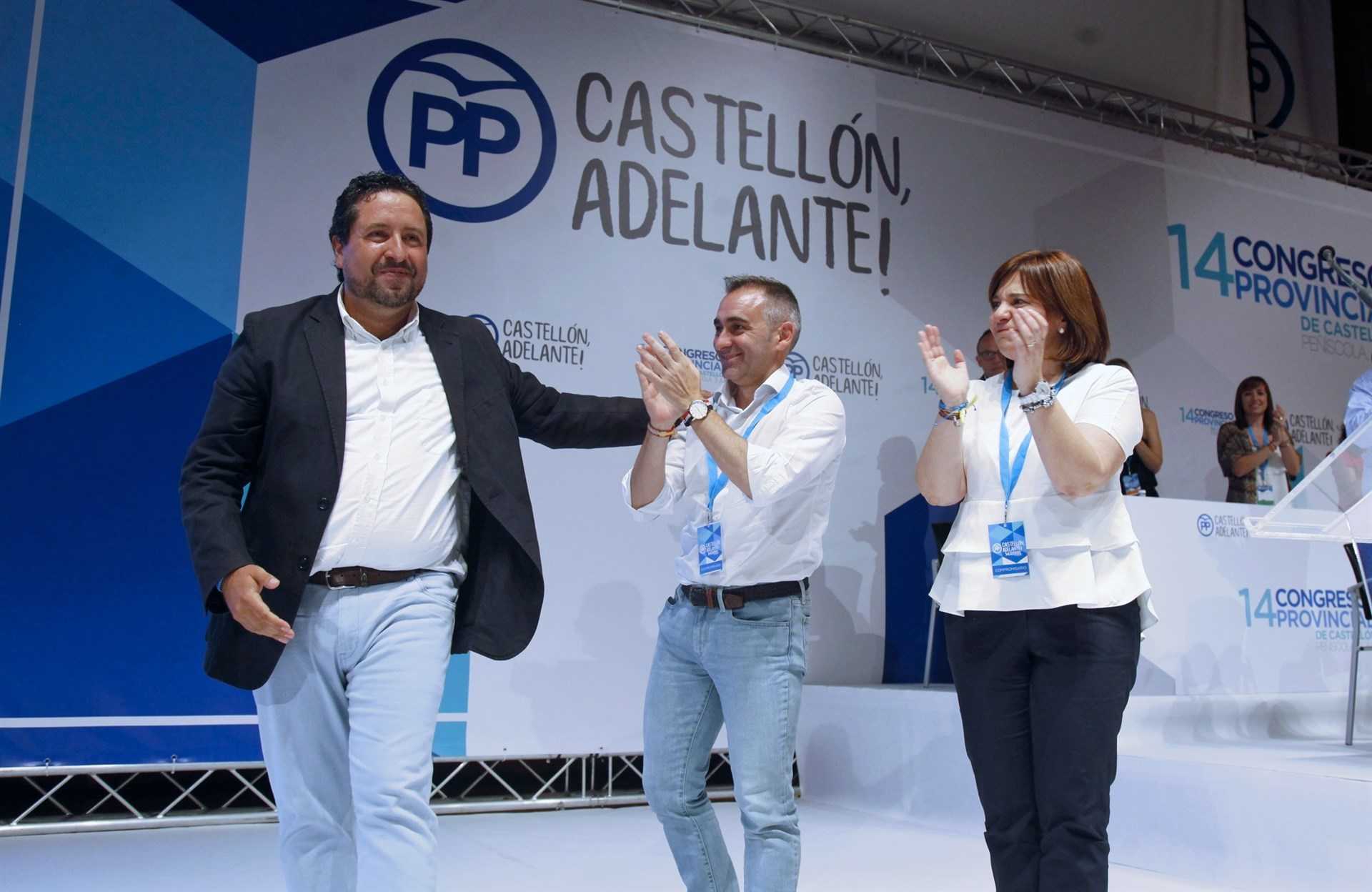Javier Moliner, Miguel Barrachina i Isabel Bonig, al congrés provincial del PPCV