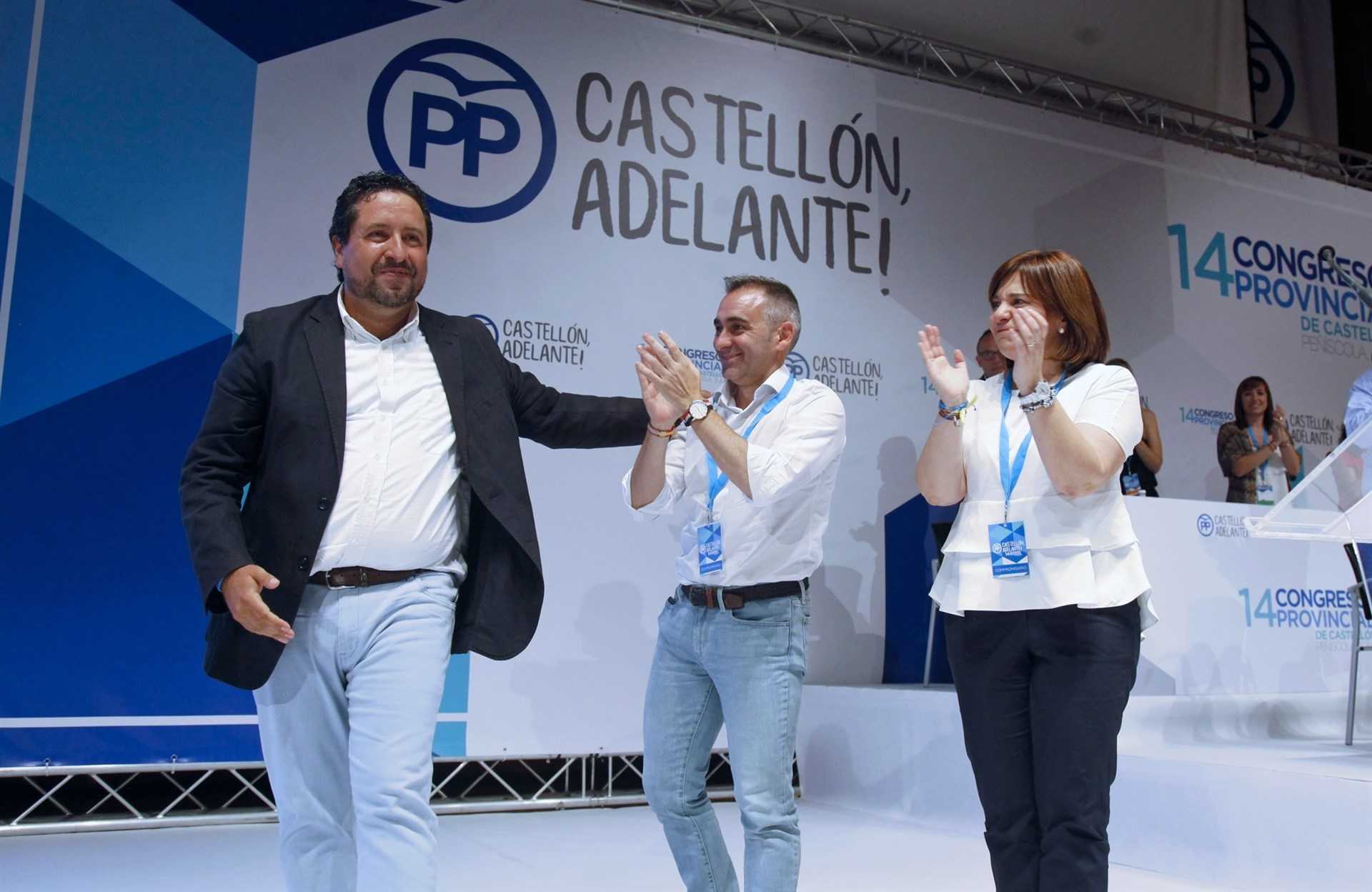 Javier Moliner, Miguel Barrachina i Isabel Bonig, al congrés provincial del PPCV