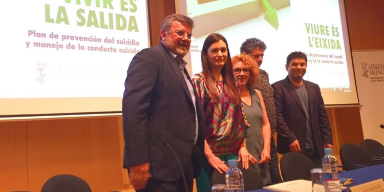 La consellera de Sanitat Universal i Salut Pública, Carmen Montón, durant la presentació del Pla.
