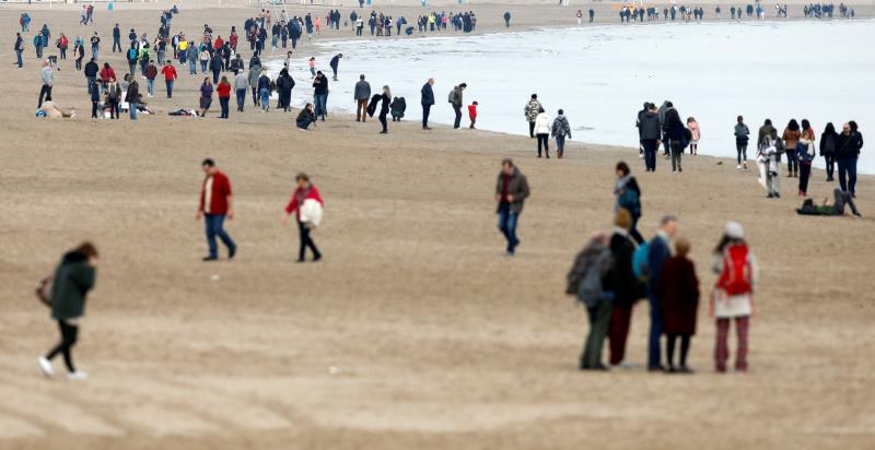 A València el termòmetre ha marcat 15,2 graus de màxima.