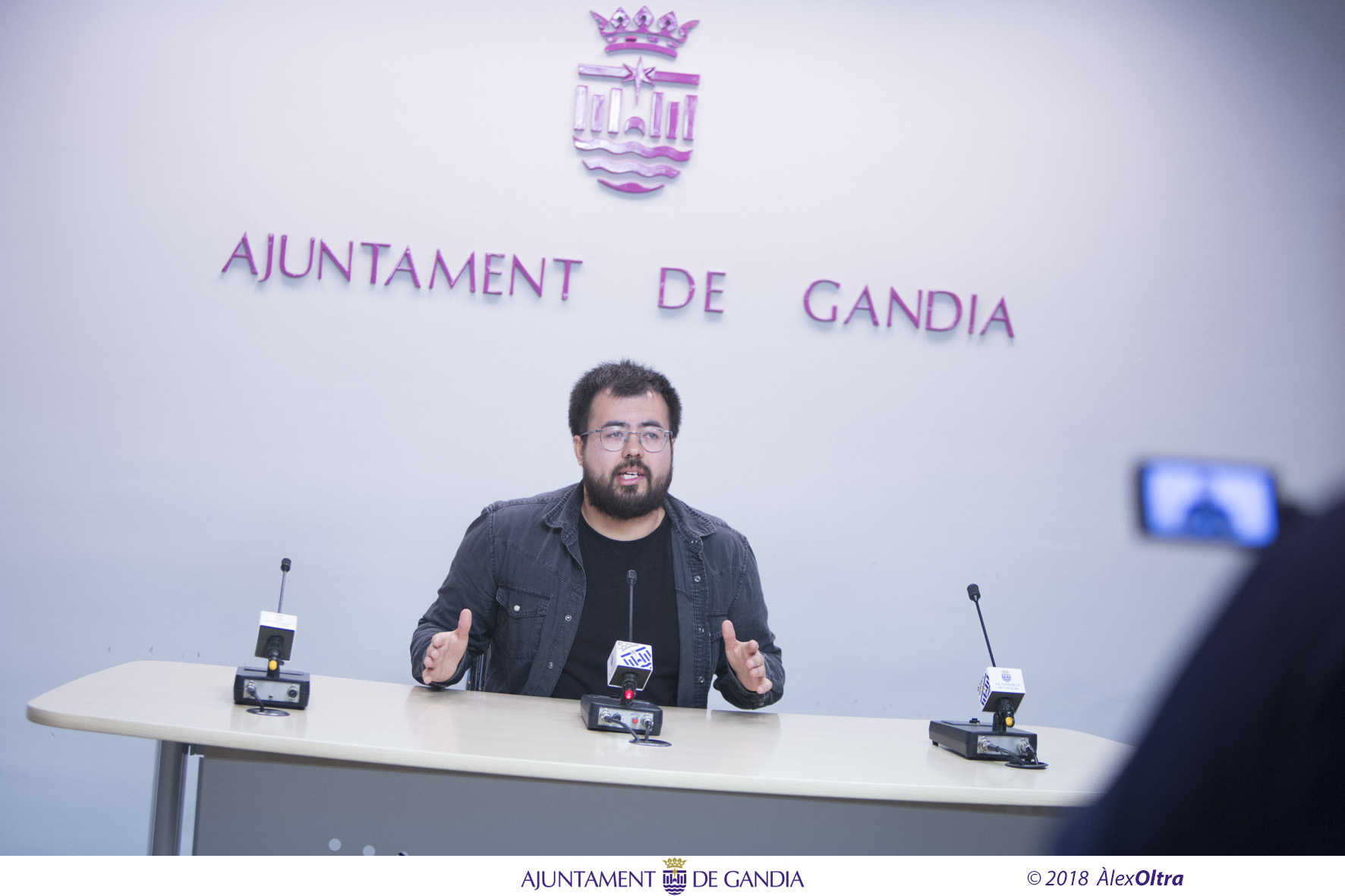 El regidor de Polítiques amb la ciutadania, Nahuel González, ha presentat la campanya de comunicació que acompanyarà als pressupostos participatius