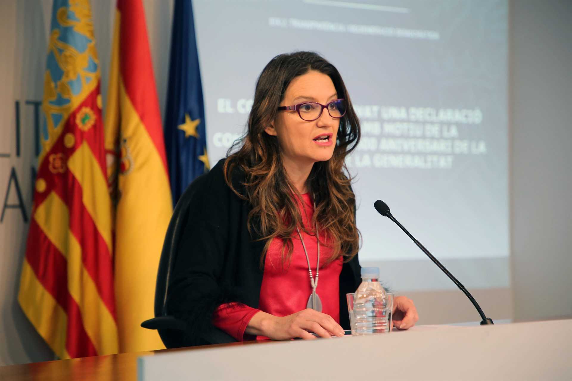 La vicepresidenta del Consell, Mónica Oltra, ha expressat que el Consell mai ha valorat les decisions de la CVMC