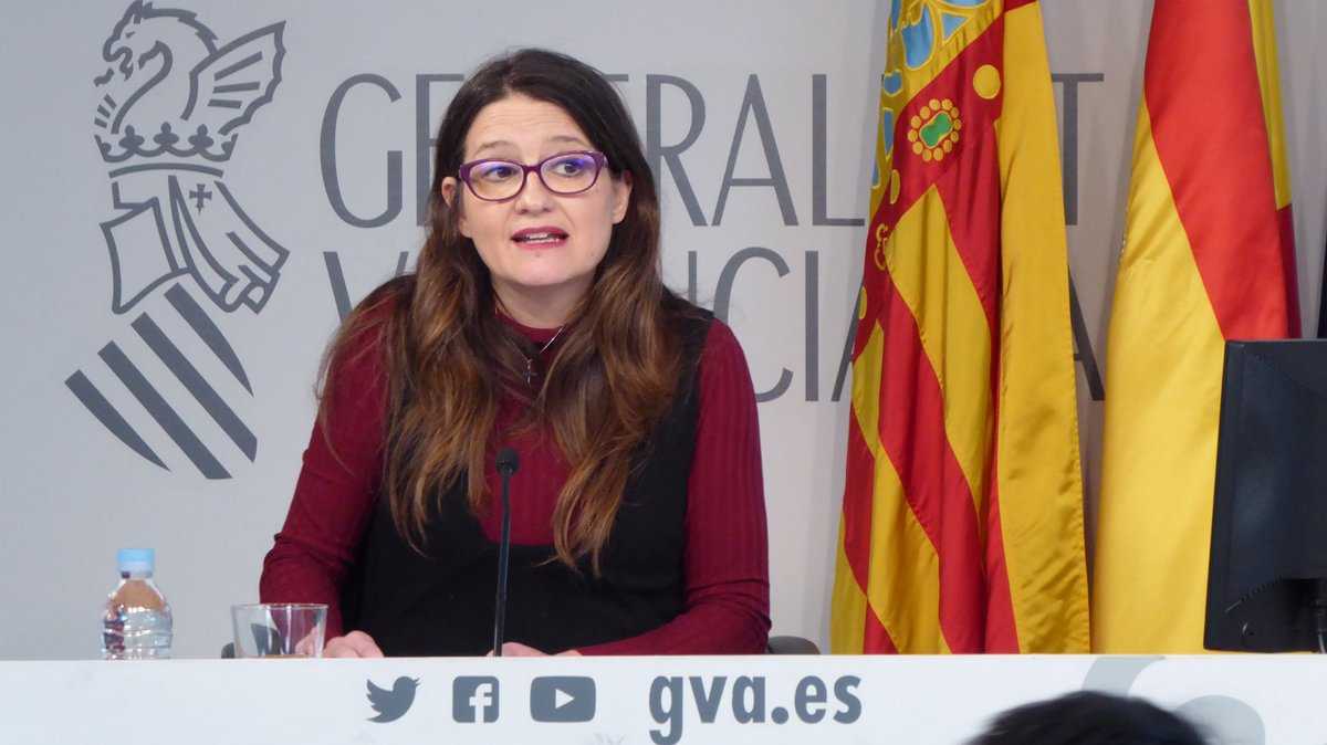 Mónica Oltra demana una "reflexió pública" de com els poders públics es comporten davant dels delictes d'opinió i les amenaces.