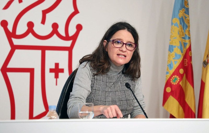 La vicepresidenta del Consell, Mónica Oltra, en una imatge d'arxiu.