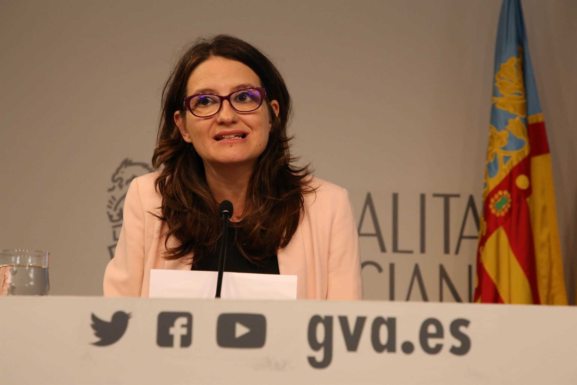 La vicepresidenta i portaveu del Consell, Mónica Oltra.