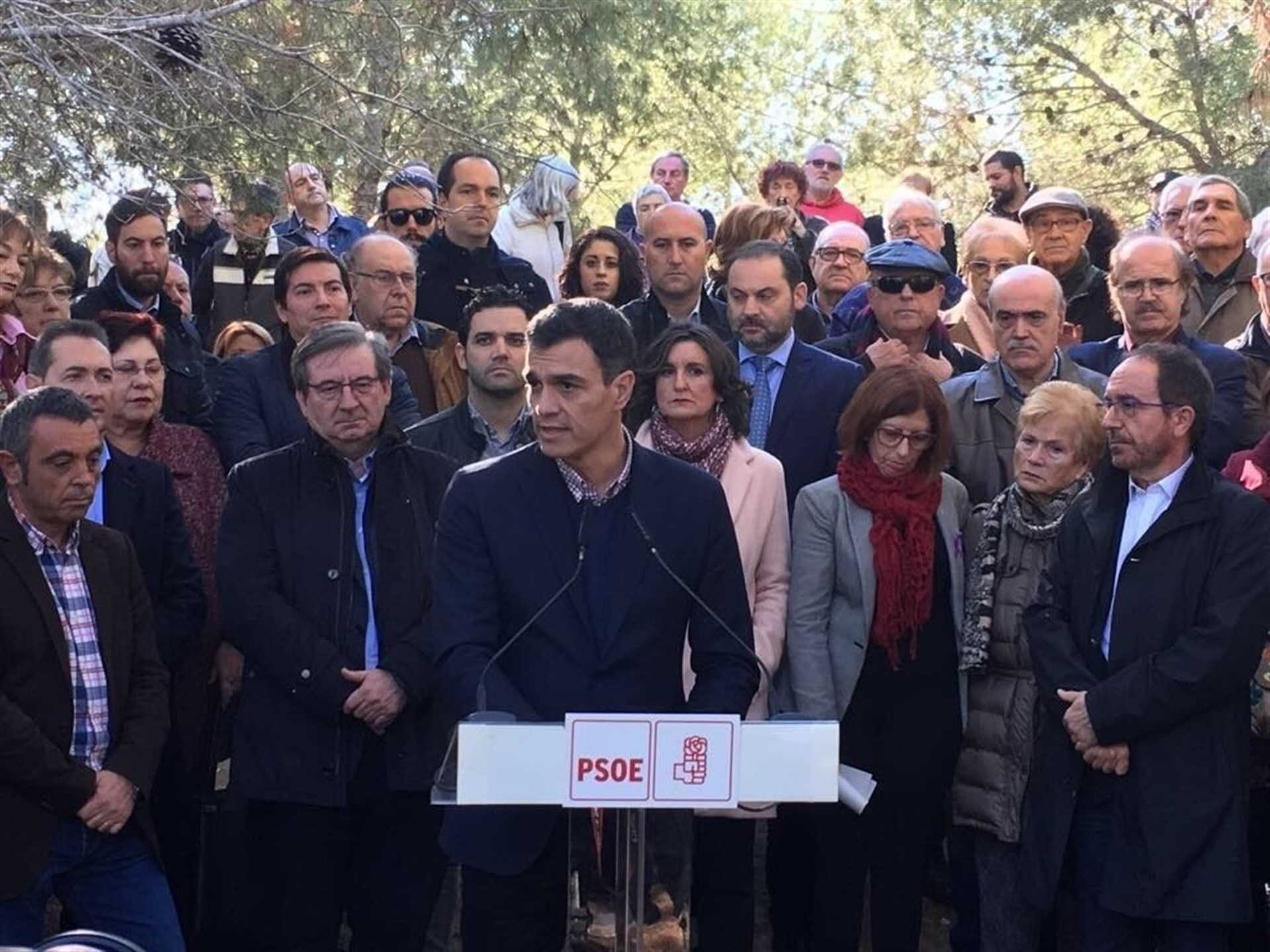 El secretari general del PSOE ha acudit a Paterna a presentar la reforma de la Llei de Memòria Històrica.