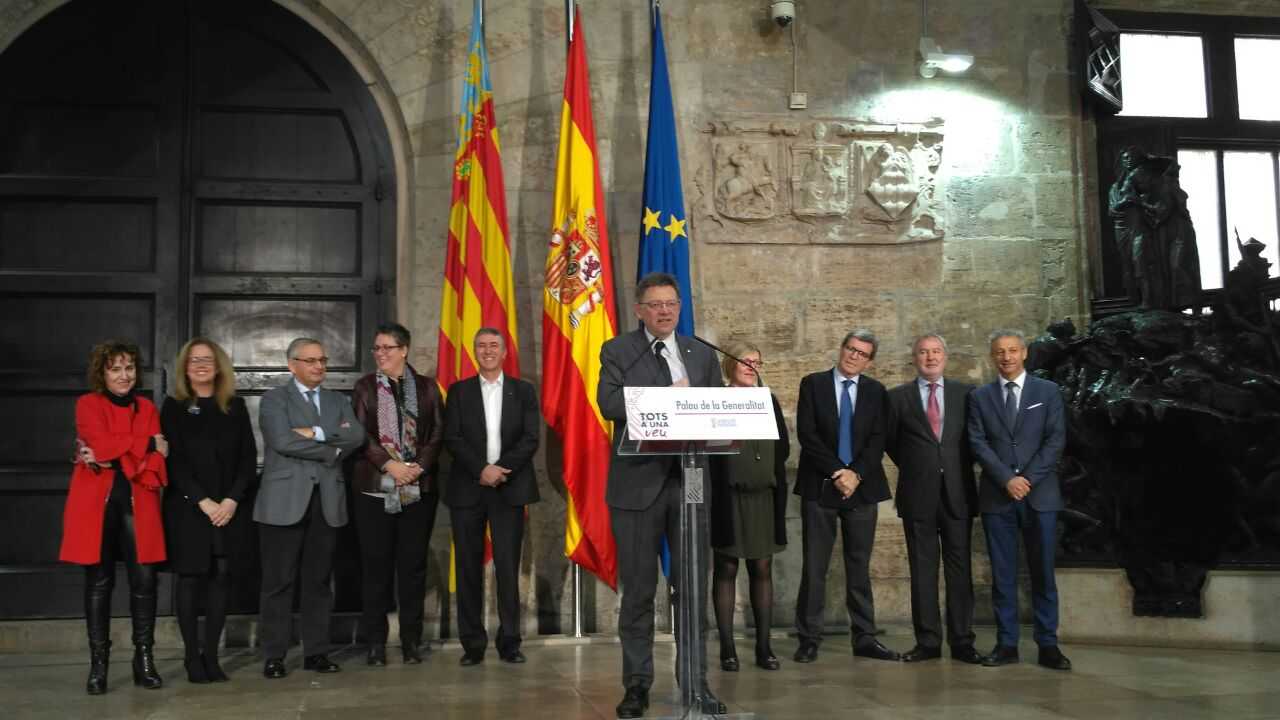 Puig insisteix en la necessitat de potenciar el País Valencià per a combatre el desequilibri territorial.