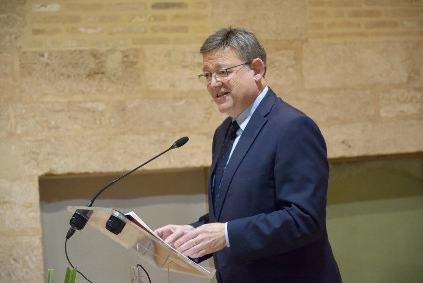 El president de la Generalitat Valenciana, Ximo Puig i el conseller d'Educació, Vicent Marzà.