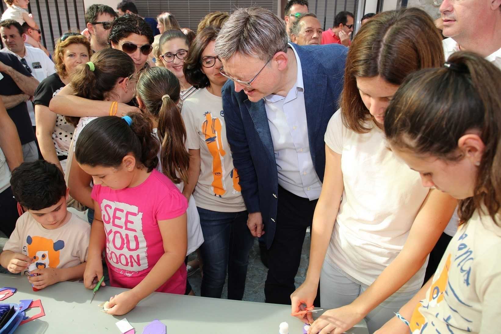 El president de la Generalitat participa en un dels tallers de la Trobada de Reial de Gandia