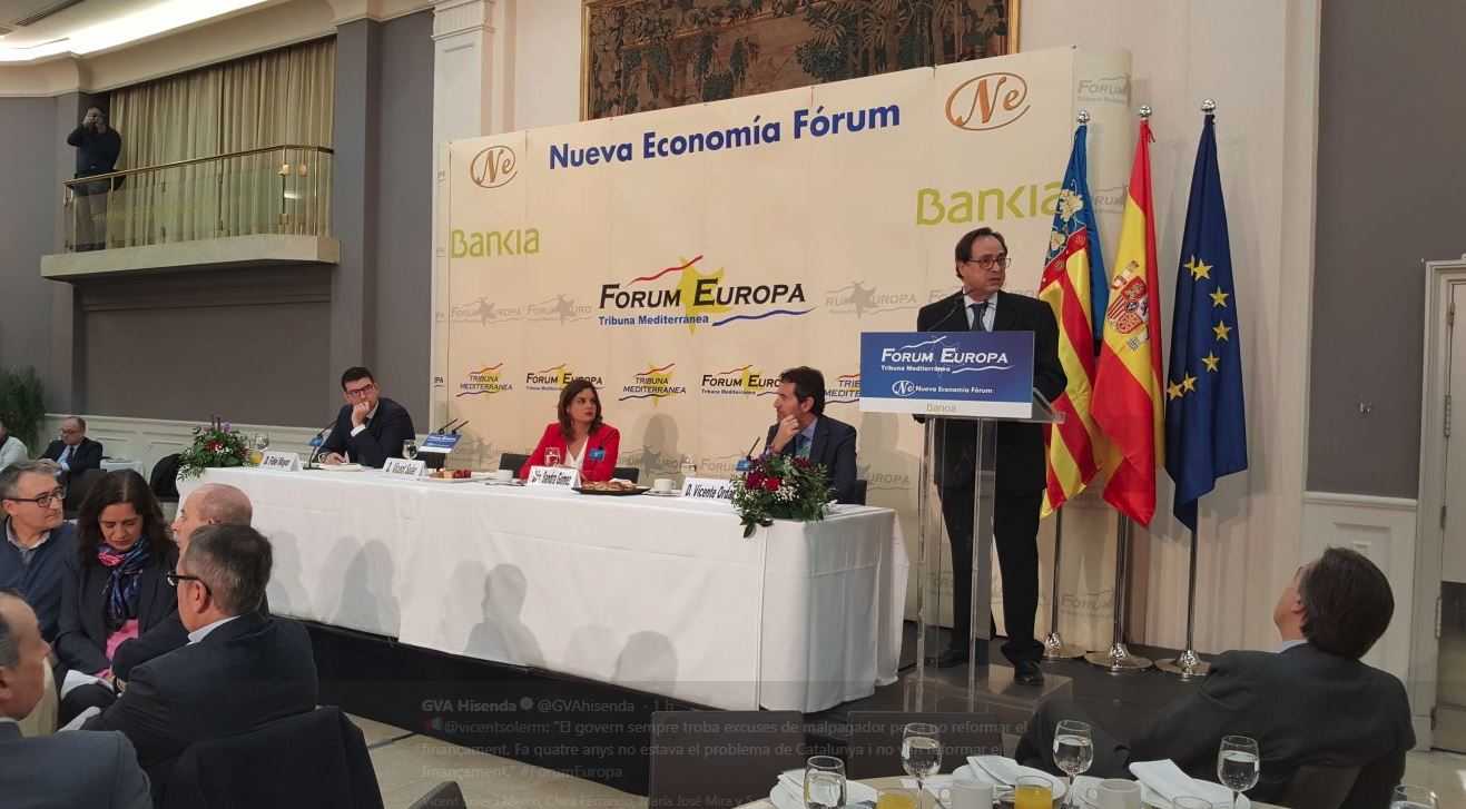 Soler xifra en 1.325 milions d'euros l'aportació extraordinària de l'estat espanyol fins que arribe el nou finançament.